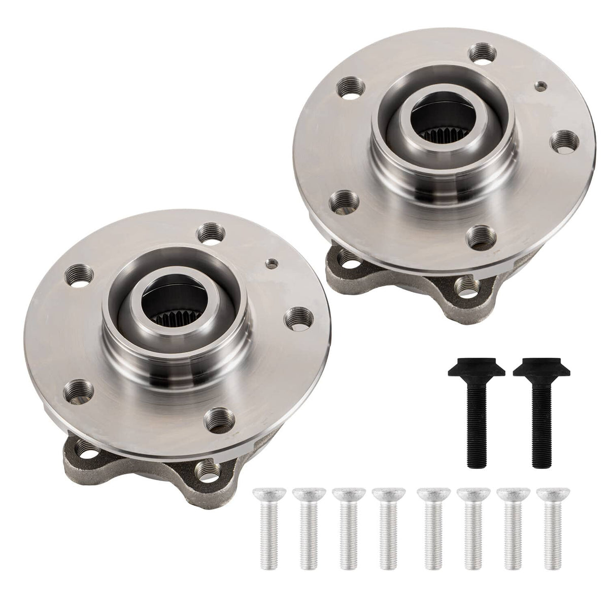 Solidspare 2 Front or Rear Wheel Hub Bearings Assembly for Audi A4 A5 A6 A7 A8 Q5 S4 513301