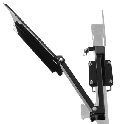Solidspare Universal  Powder Coated Black Bumper-Mounted Swing Arm Assembly For Grilling