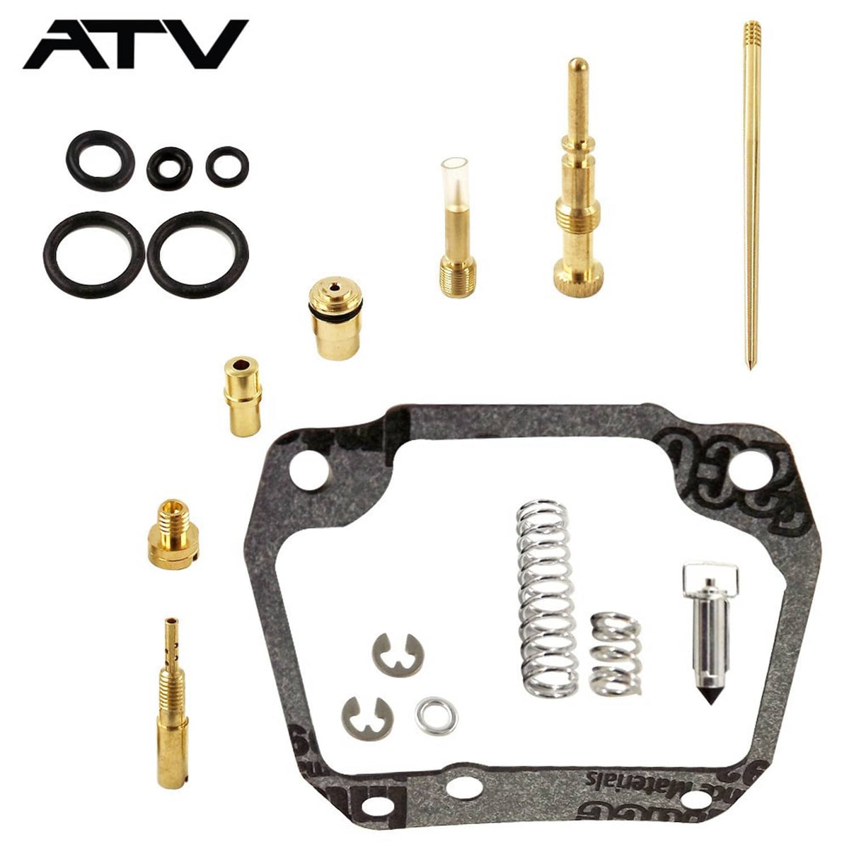Solidspare For Suzuki LT160E LT160 1989-1992 NEW Carburetor Carb Rebuild Kit Repair ATV