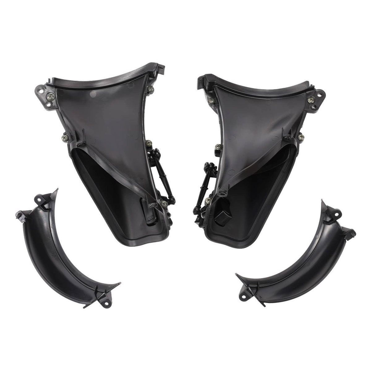 Solidspare Pair Fairing Air Duct For Harley Touring CVO Road Glide FLTRXSE 2018-2022 Black