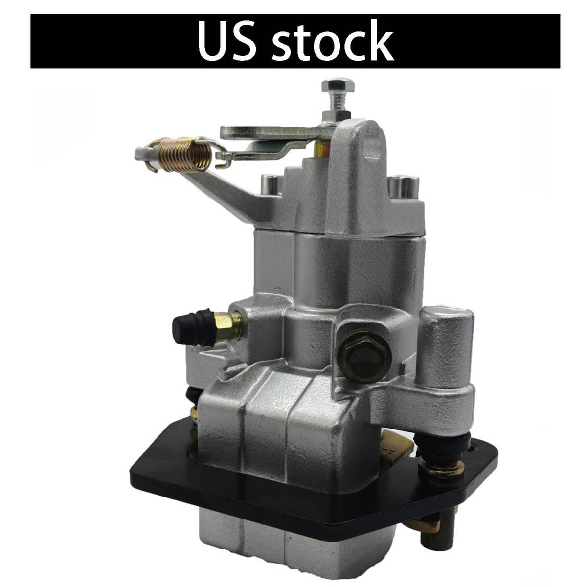 Solidspare US Rear Brake Caliper W/Pads for Yamaha Rhino 450 YXR450 4X4 2006 2007 2008 2009