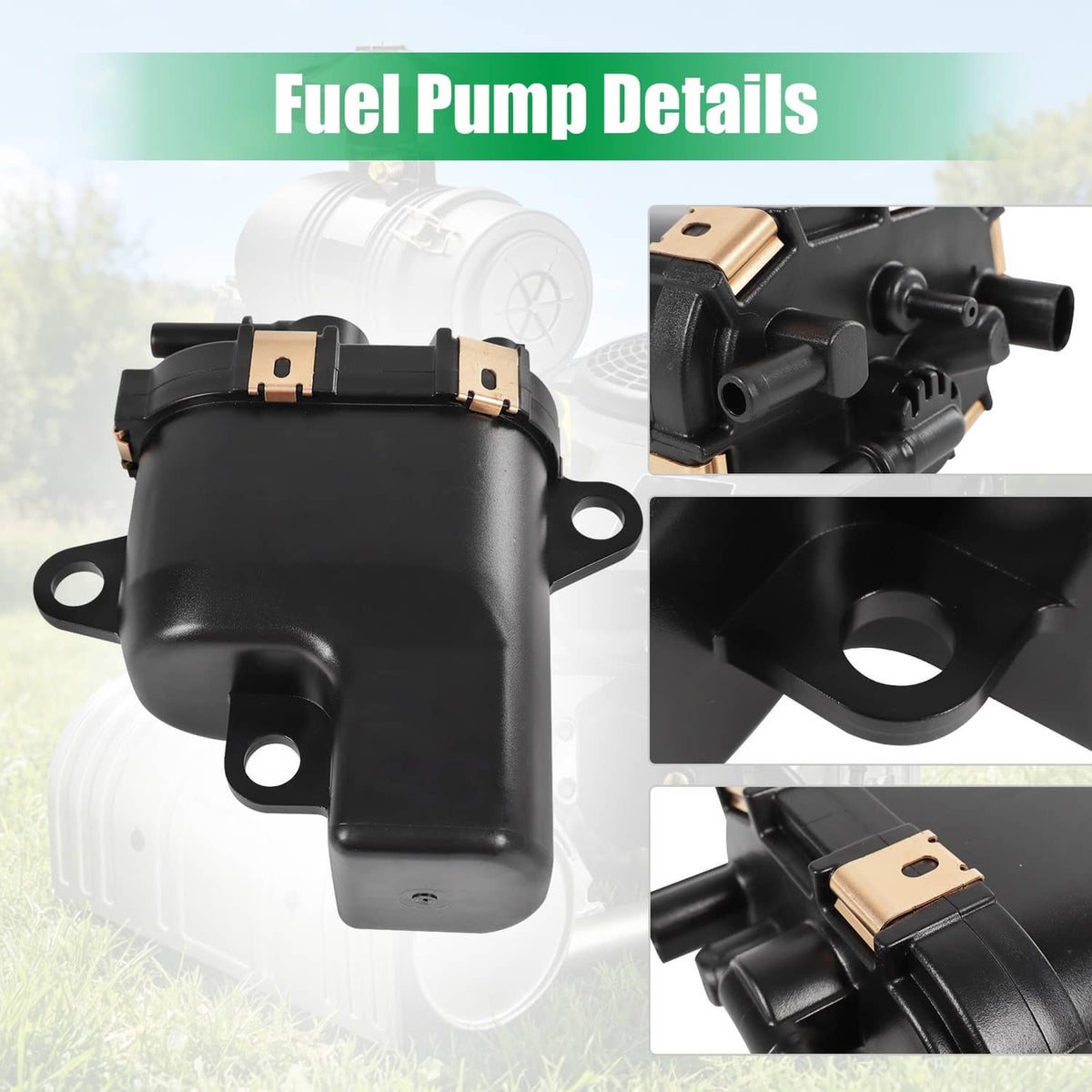 Solidspare For Kohler 25 755 73-S Fuel Pump Module Kit for ECH ECV EZT Series