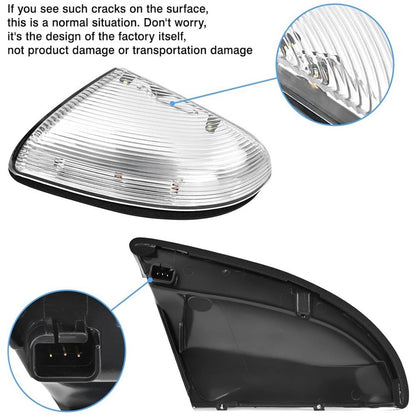 Solidspare Fits 2013-2019 Ram 1500 Power Folding Right Side Mirror Black Cover w/ Signal