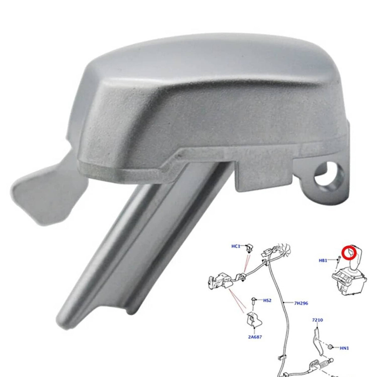 Solid Spare Gear Shift Lever Change Button Fit For 2014-2020 15 Land Rover Range Rover Sport
