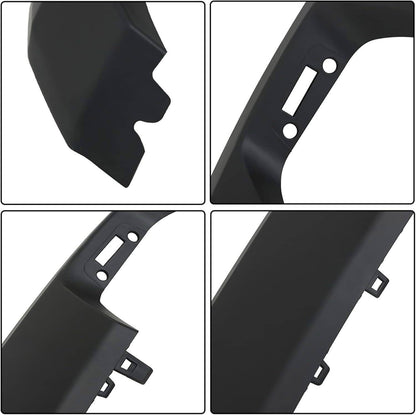 Solidspare Black Front Bumper Lower Molding Trim Valance Matte For 2021 2022 2023 Ford F150