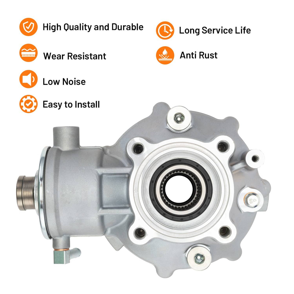 Solidspare Rear Differential Gear Case Fit for Suzuki Ozark 250 LTF250 2X4 2002-2014 ATV