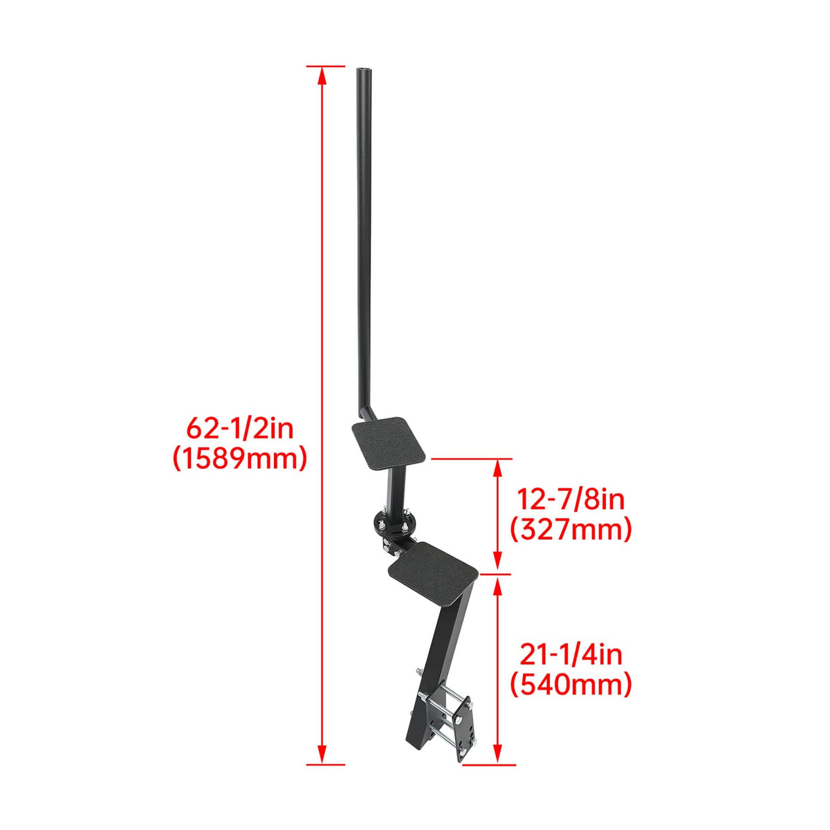 Solidspare Boat Trailer 2 Steps 360 Dual Step w/ Handle Combo Fit For Universal Bass Boat