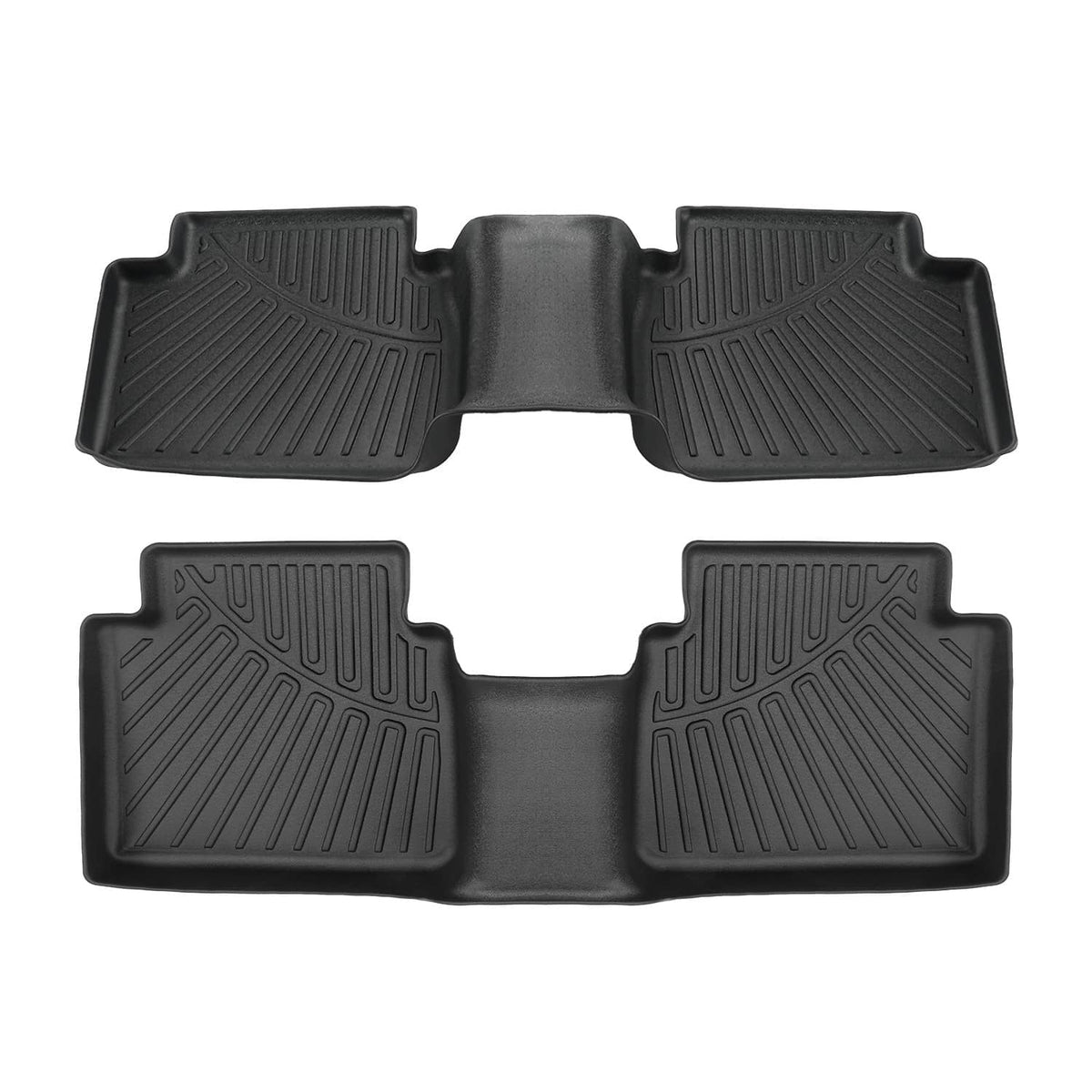 Solidspare Set for Toyota Camry 2018-2024 All Weather Waterproof Floor Liner Mats TPE Black