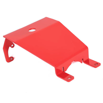 Solid Spare Front Skid Plate Red Steel For Jeep Wrangler 2018-23 / Gladiator 2020-23 RS62116