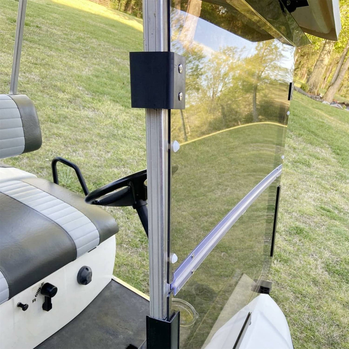 Solidspare Golf Cart Tinted Folding Windshield Windscreen For Yamaha G14 G16 G19 1995-2003