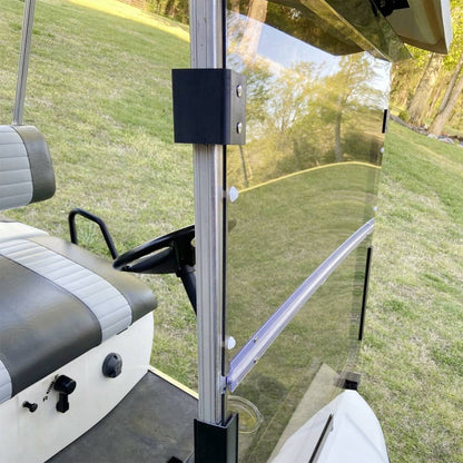 Solidspare Golf Cart Tinted Folding Windshield Windscreen For Yamaha G14 G16 G19 1995-2003