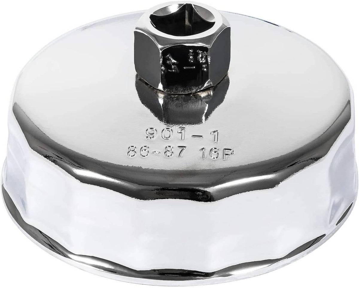Solid Spare Oil Filter Wrench Chrome 86mm for BMW N20 N26 N51 N52 N54 N55 N63 N74 S55 S63