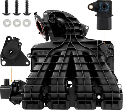 Solidspare Intake Manifold w/ Runner Control Valve Sensor For 07-17 Jeep Patriot Dodge 2.4L