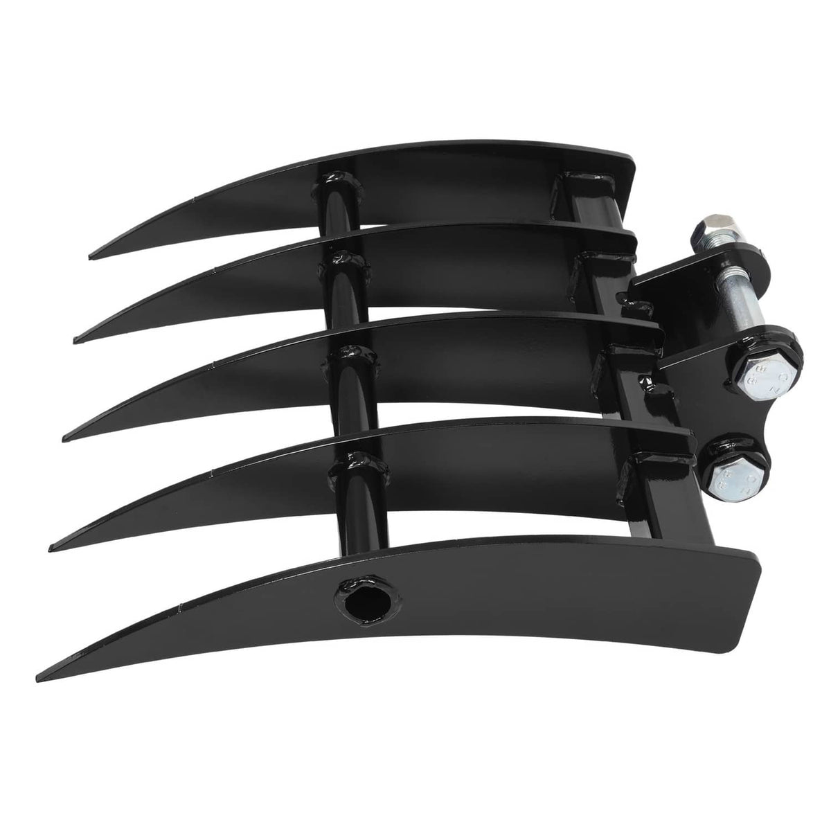 Solidspare Mini Excavator Attachment Rake 5 Tools For Mini Excavator  Heavy Duty Thick