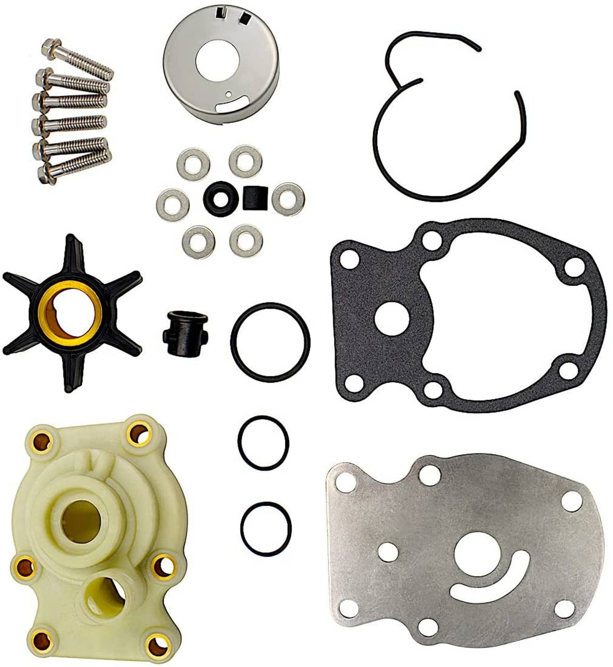 Solid Spare Water Pump Kit for Johnson Evinrude OMC 20 25 30 35 HP Outboard Boat Motor Parts