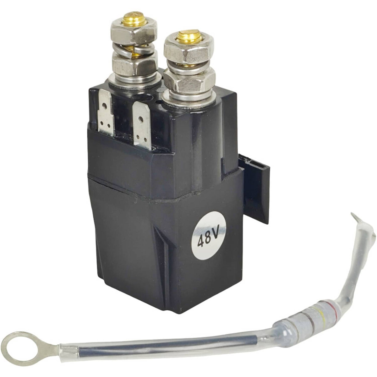 Solid Spare 48V Golf Cart Solenoid 102865901 Fit for Club Car DS Precedent Tempo w/ Resistor