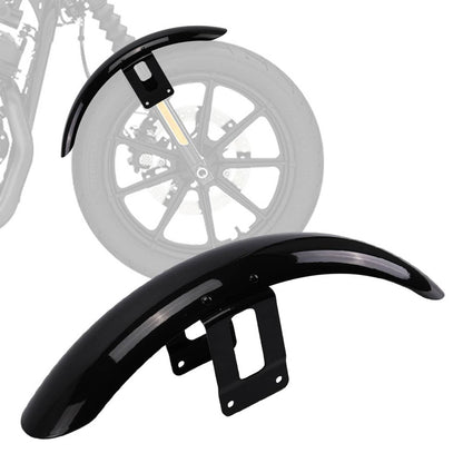 Solidspare Motorcycle Front Fender Mudguard Cover For Harley Sportster XL Iron 883 1200 72