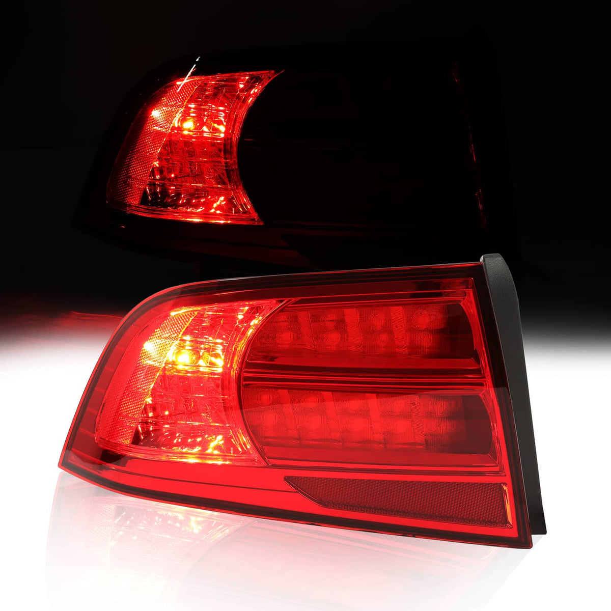 Solid Spare Driver Left Side Tail Light Assembly Rear Brake Lamp For Acura TL 2004-2008