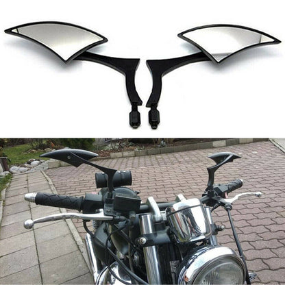 Solidspare Blade Rear View Mirrors For Sportster Street Glide Electra Glide Softail Dyna