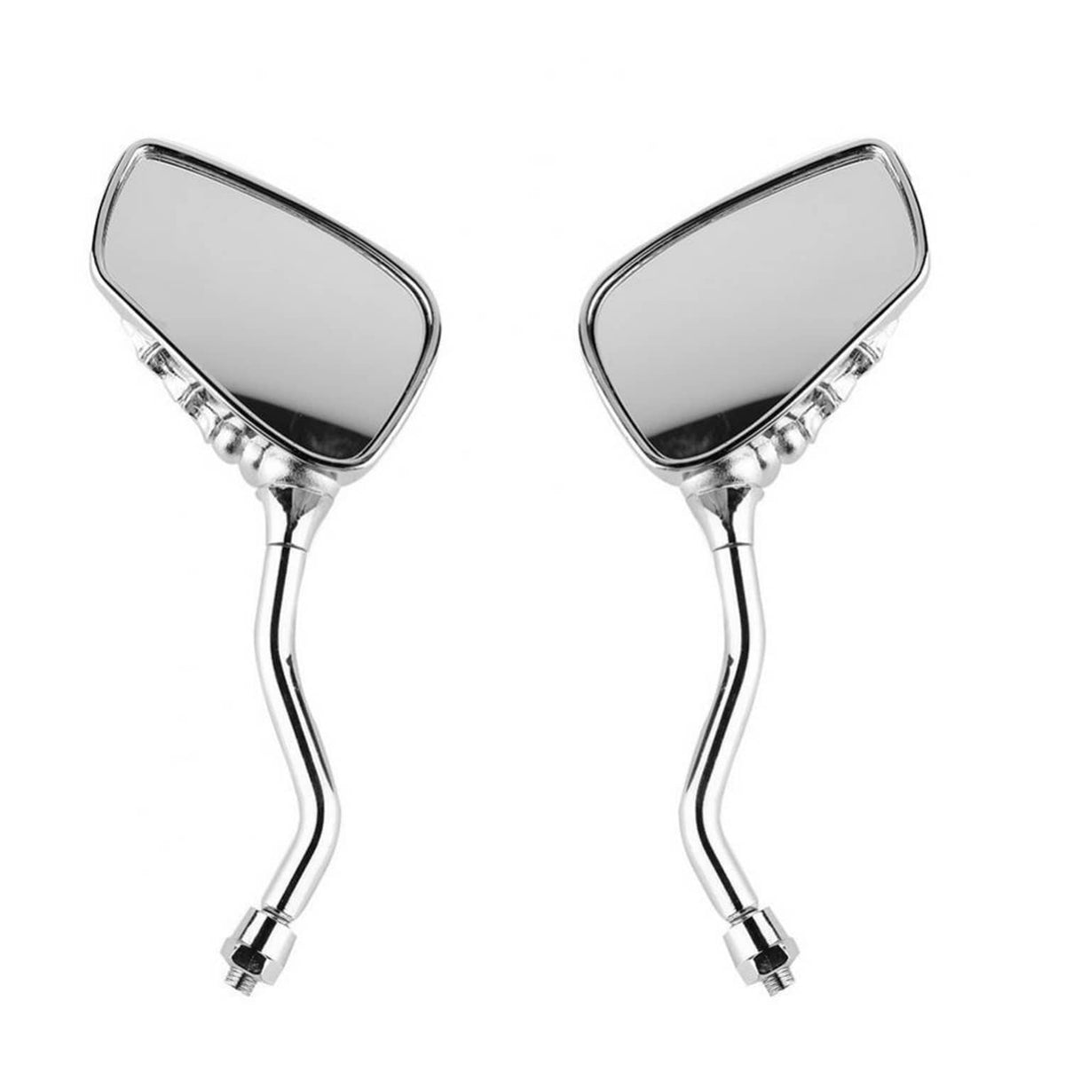 Solidspare Universal Bicycle Mirror Bike Rear View Side Mirrors 8mm 10mm Skull Hand Style