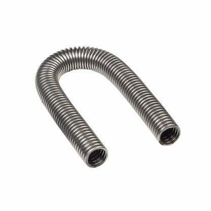 Solidspare 36" Flexible Upper/Lower Radiator Hose Kit Stainless Steel w/ 2pcs Chrome Caps