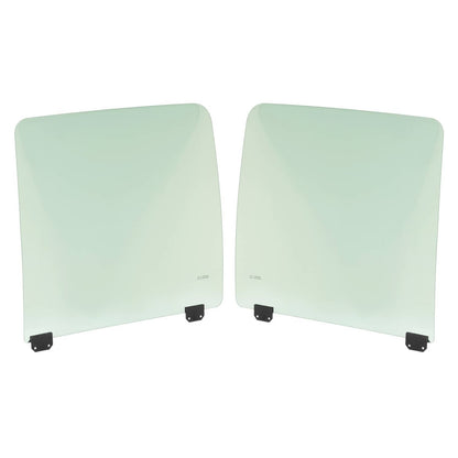 Solid Spare Pair Crew Cab Rear Door Glass LH+RH For 99-12 Ford F250 F350 F450 F550 F650 F750