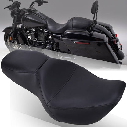 Solidspare Passenger Rider Seat For Harley Touring Road King 1997-2007 & Street Glide 06-07