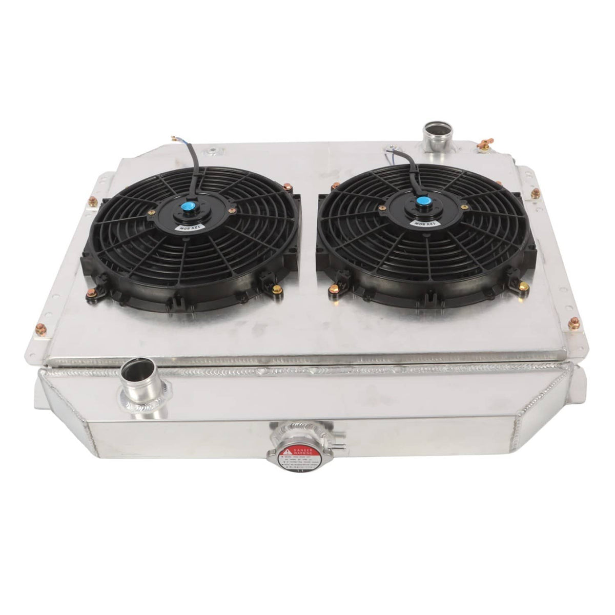 Solidspare 4 Row Radiator Shroud Fan For 1966-1979 Ford F100 F150 F250 F350 Bronco Pickup