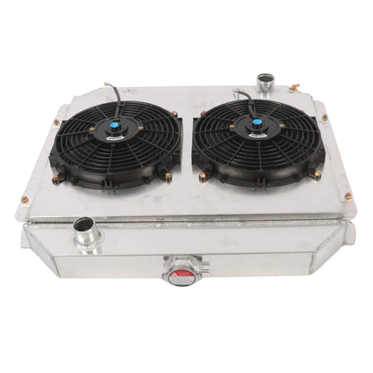 Solidspare 4 Row Radiator Shroud Fan For 1966-1979 Ford F100 F150 F250 F350 Bronco Pickup