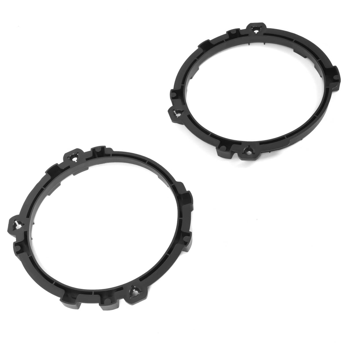 Solid Spare Black 7" Headlight Replacement Mount Bracket Ring Fit Jeep Wrangler 1997-2006