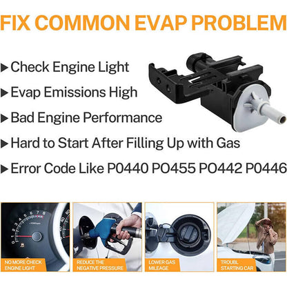 Solidspare For 2007-2013 Chevy Suburban Tahoe Silverado EVAP Canister Purge Valve Solenoid