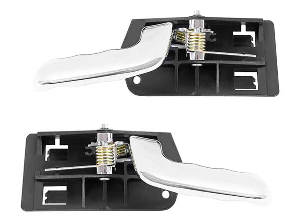 Solid Spare Fits GMC SIERRA 1500 2002-06 Interior Door Handles Drive + Passenger Side Chrome