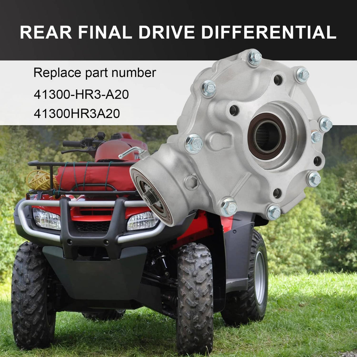 Solidspare Rear Differential for 2014-2016 2015 Honda Foreman 500 Rancher 420 41300-HR3-A20