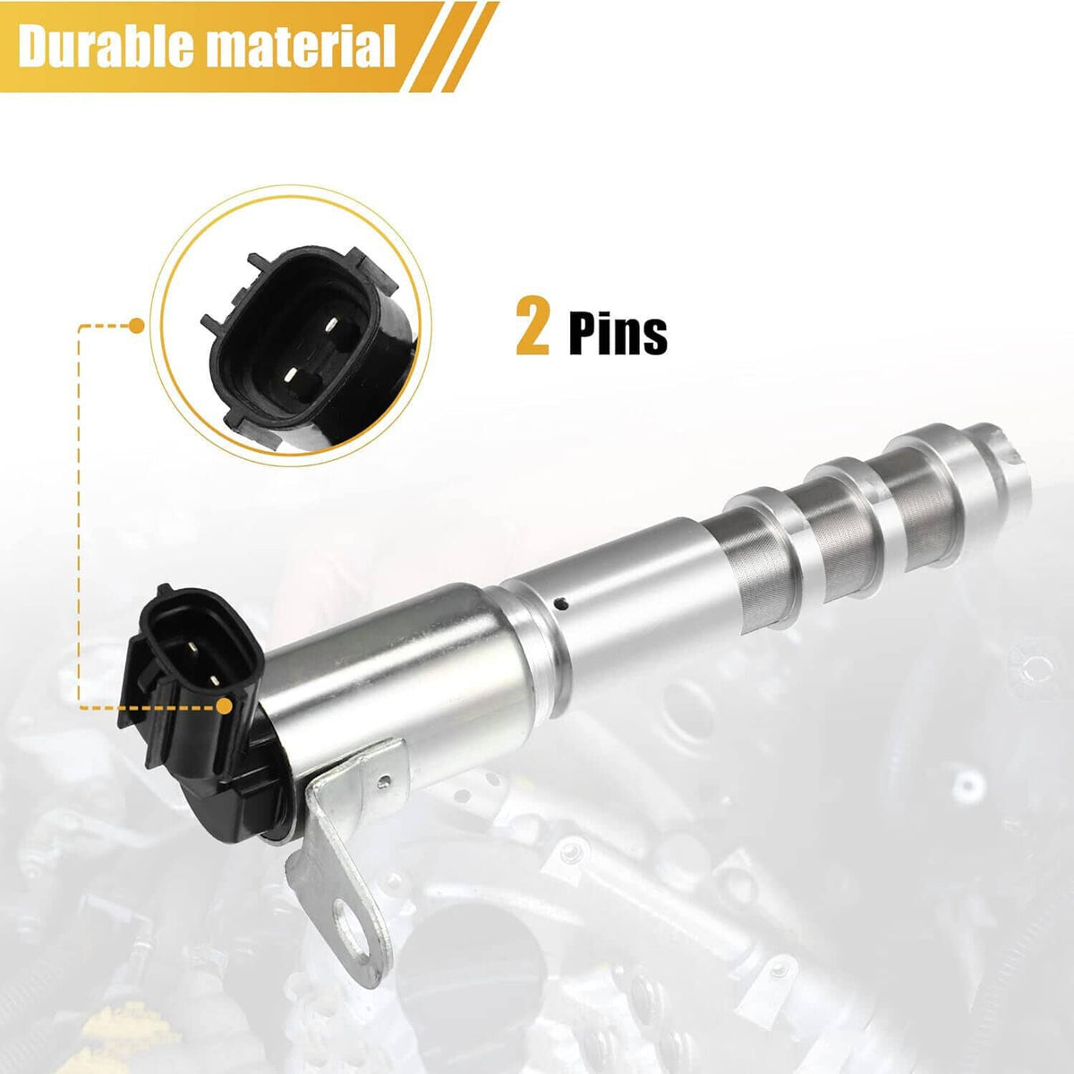 Solidspare 4PCS VVT Engine Variable Timing Solenoid 12626012 For Cadillac Buick Chevy GMC