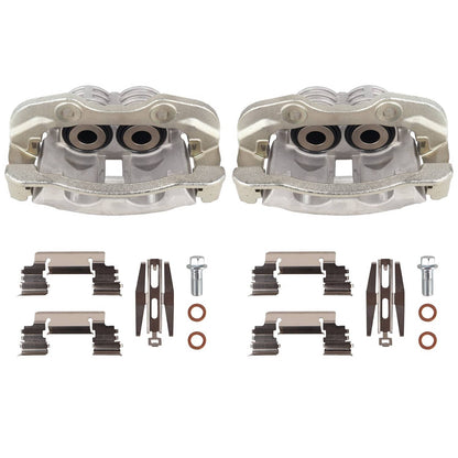 Solidspare Rear Brake Caliper Set 2 Piston For 00-07 Chevy GMC Cadillac Truck Full Size SUV