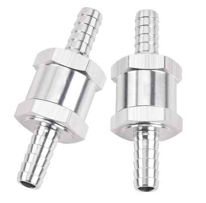 Solidspare 2Pcs 5/16" 8mm Fuel Line One Way Non Return Check Valve Petrol Diesel Oil Water