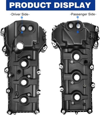 Solidspare 2Pcs Valve Covers Set for 2013-2016 Ford F-150 15-17 Ford Expedition 3.5L Turbo