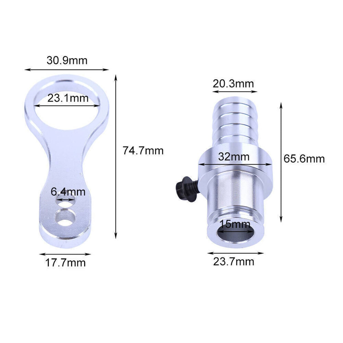 Solidspare Coolant Bypass Hose Barb Adapter Set For 2009-2019 Dodge Ram Cummins 6.7L Diesel