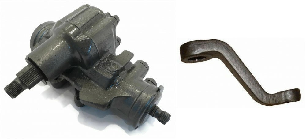 POWER STEERING GEAR BOX & DROP PITMAN ARM for Jeep Cherokee XJ 84-01 w/ Lift Kit