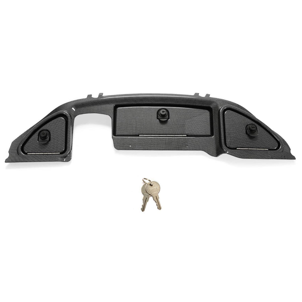 Solidspare Golf Cart Dash Carbon Fiber Look Locking Door For Club Car Precedent 2008.5-Up
