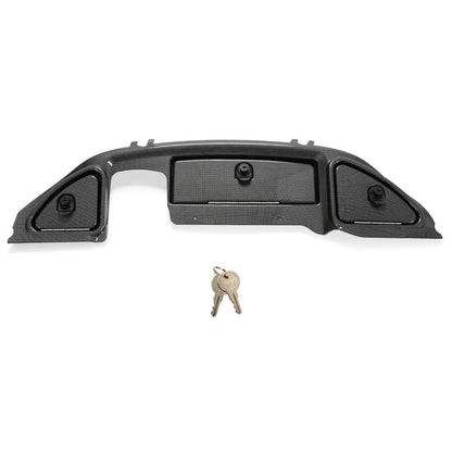 Solidspare Golf Cart Dash Carbon Fiber Look Locking Door For Club Car Precedent 2008.5-Up