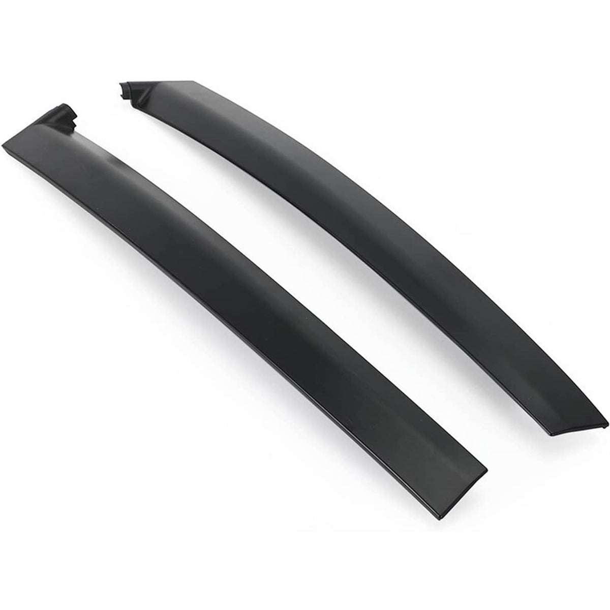 Solidspare Left & Right Side Window Molding Door Sash Trim For 1992-1995 Honda Civic Black