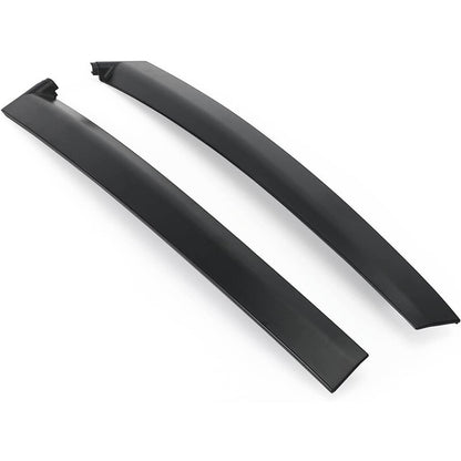 Solidspare Left & Right Side Window Molding Door Sash Trim For 1992-1995 Honda Civic Black