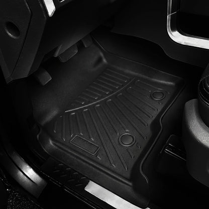 Solidspare All Weather Floor Mats Liners For Ford F-150 Super Crew Cab 4 Doors 2010-2014