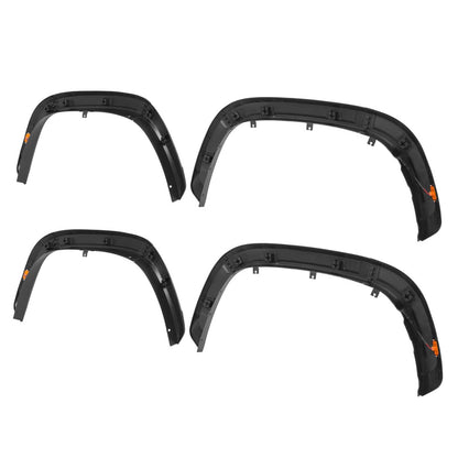 Solid Spare Set of 4 Fender Flares Kit Wheel Arch Trim For 2022-2025 Toyota Tundra TRD PRO