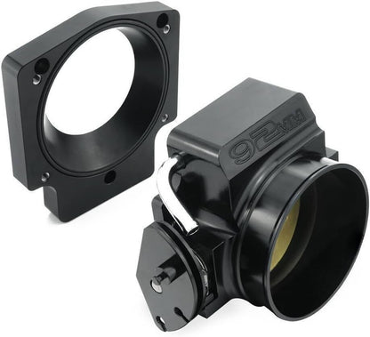Solidspare 92mm Throttle Body+TPS IAC+Adapter Plate Fit For Chevy GM Gen III LSX LS LS1 LS2