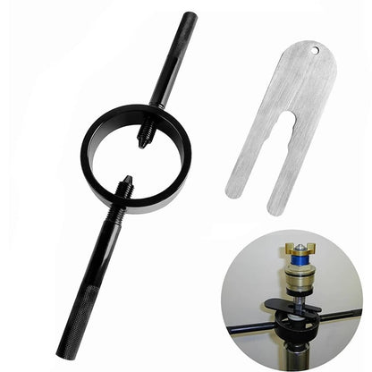 Solidspare Motorcycle Fork Spring Compressor Tool Kit For Upside Down Streetbike 50cc-1300c