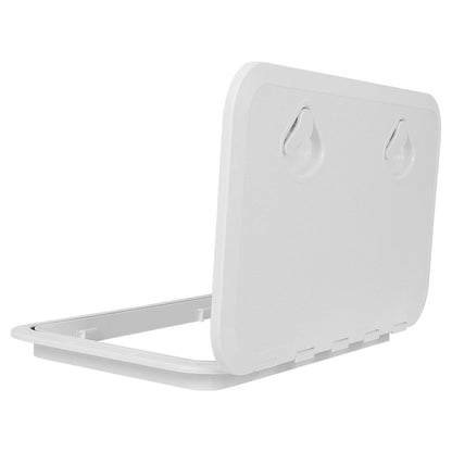 Solidspare 24"x14" Marine Boat Deck Hatch White Boat Access Hatch & Lid Easy installation