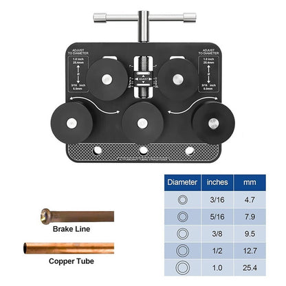 Solidspare Brake Fuel Line Tubing Straightener Aluminum For 3/16" To 1.0" Diameter Tubing