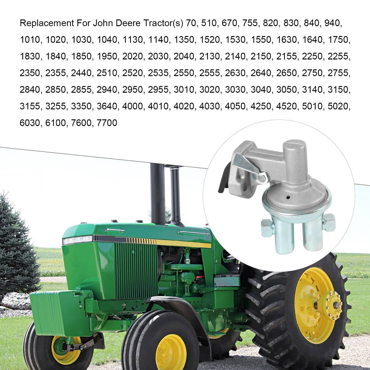 Solidspare Fuel Lift Transfer Pump For John Deere 3010 2510 3020 4000 4010 4020 RE42211